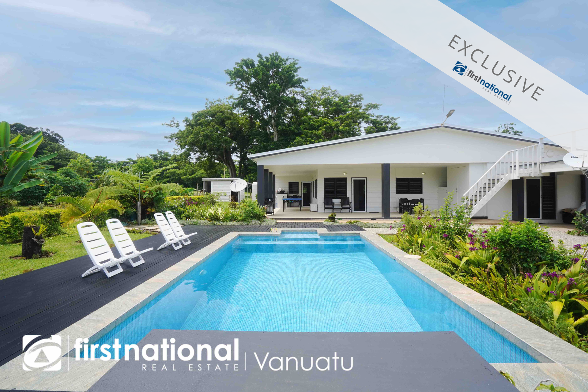 Off-Grid Family Home with Swimming Pool on 5,410sqm in Bellevue Park, Port Vila, photo 1 of 17